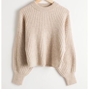 & Other Stories Alpaca blend knit sweater